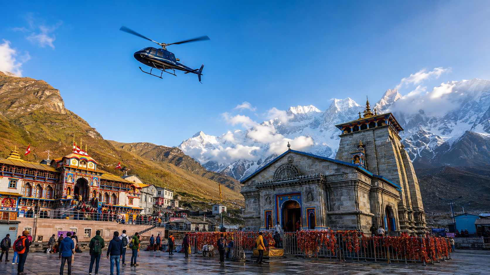 Do Dham Kedarnath Badrinath Yatra by Helicopter From Dehradun