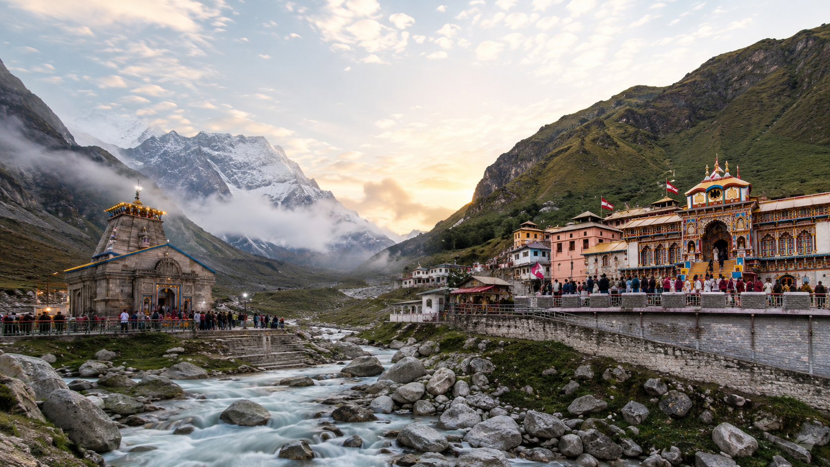 Do Dham Kedarnath Badrinath Yatra From Haridwar